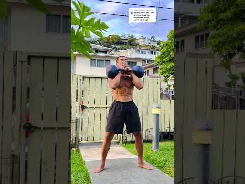 Double 20 kg. Kettlebell Snatch - age 53, April 16, 2022