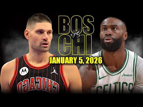 Boston Celtics vs Chicago Bulls Full Game Highlights – January 5, 2026 | NBA Season