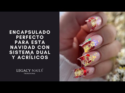 ¿Cómo realizar encapsulado en punta utilizando los moldes Dual Coffin? 😁❤️ │ LEGACY NAILS