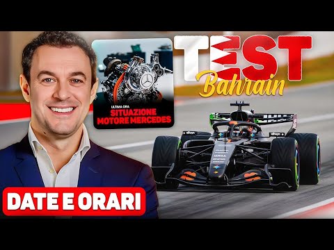 Parte la F1 2026: test in Bahrain, programma Sky e la bomba sul motore Mercedes