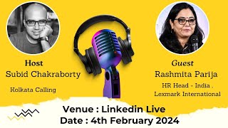YouTube thumbnail for Hello Kolkata! | Ep. #5 | ft. Rashmita Parija, HR Head - India, Lexmark