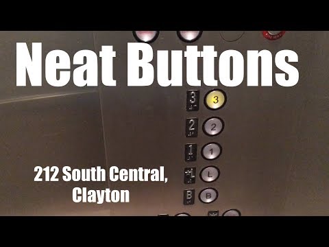 (Old Video) Modernized Westinghouse Traction Elevators @ 212 S Central, Clayton, MO
