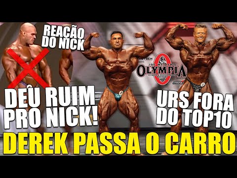 DEREK LUNSFORD PASSES THE CAR AND THE MR OLYMPIA OPEN CHAMPION WILL BE DECIDED IN THE DETAILS! UR...