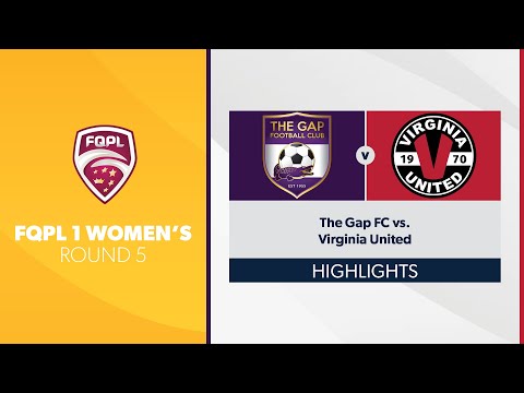 FQPL 1 Women's R5 - The Gap FC vs. Virginia United Highlights