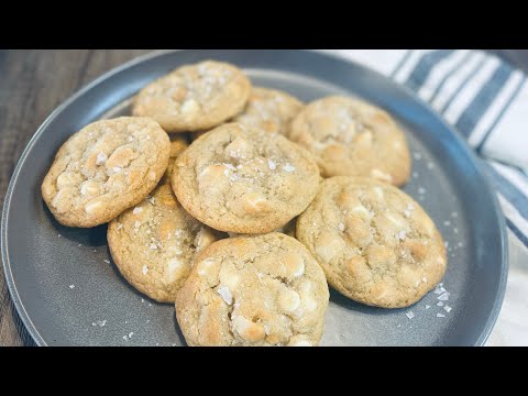 White Chocolate Butterscotch Macadamia Nut Cookies