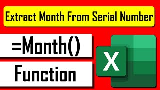 How to Use MONTH Function in Excel