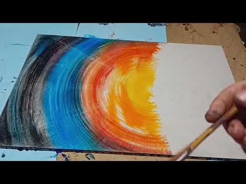 409 - PINTAR CON UN HILO 2 🔥ARTE FLUIDO MÁGICO 💎