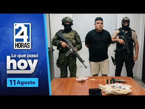 Captura de alias Samir, líder criminal en Chone | 11 de Agosto del 2026 | Lo que pasó hoy