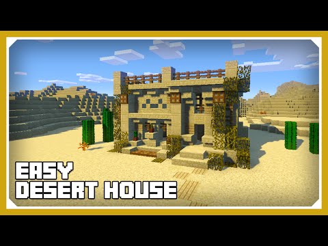 Ector Vynk - Minecraft: How To Build A Desert House Tutorial (Easy Survival Minecraft House )