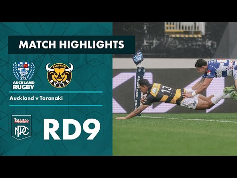 Bunnings NPC 2022 | Round 9 Highlights | Auckland v Taranaki
