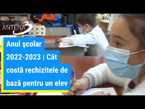 Anul şcolar 2022-2023  | Cât costă rechizitele de bază pentru un elev