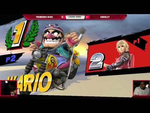 VS Weekly 8/23/18 - Losers Semis - Tremendo Dude (Shulk) vs Snorley (Wario) - Smash 4