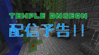【Minecraft PE】Temple Dnungeo 配信予告!!