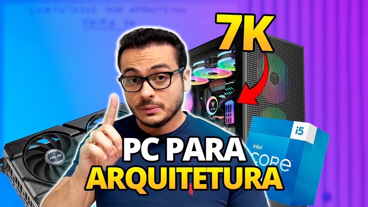 O MELHOR COMPUTADOR PARA TRABALHAR COM ARQUITETURA NA FAIXA DE 7K DO ANO DE 2024