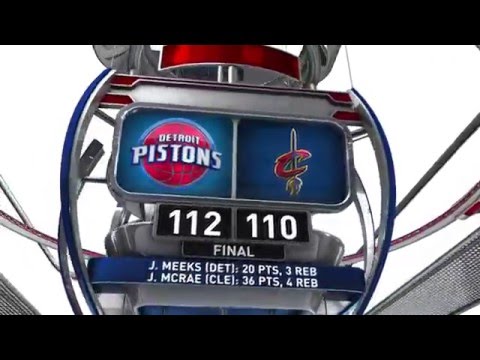 Detroit Pistons vs Cleveland Cavaliers - April 13, 2016