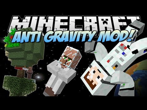 Minecraft | ANTI GRAVITY MOD! (Create your own PLANETS!) | Mod Showcase