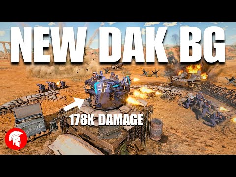 The NEW Afrikakorps Battlegroup is INSANE! - 4vs4 - Afrikakorps - Company of Heroes 3