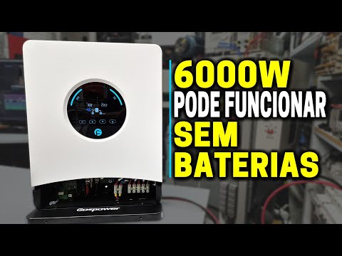 Inversor Híbrido GOSPOWER sem Baterias: GPEO-6KL1 OffGrid 6000W Nominal e 12000W de Pico