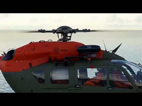 [MSFS 2020] - H145 - Rettungsflug - von Helgoland nach Klinikum Wilhelmshaven - Seerettung -gameplay