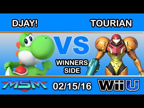 MSM 37 - SCB | DJay! (Yoshi) Vs. Tourian (Samus) Winners Side - Smash Wii U
