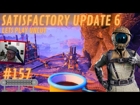 MY FIRST OIL FROM A SOURCE COMPRESSOR! #satisfactory Update 6. The road to the golden cup.