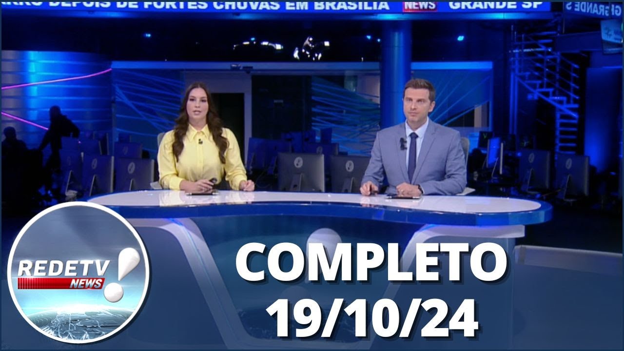 RedeTV News (19/10/24) | Completo