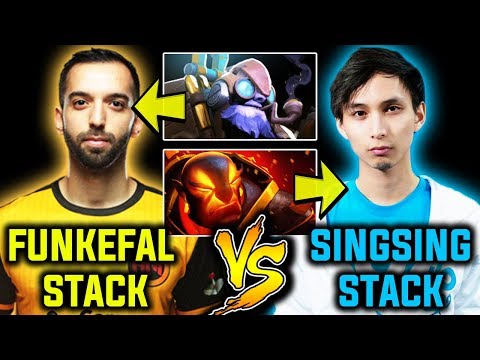 Funkefal Stack vs SingSing Stack - Is Funkefal Tinker Enough To Beat SingSing Stack Dota 2