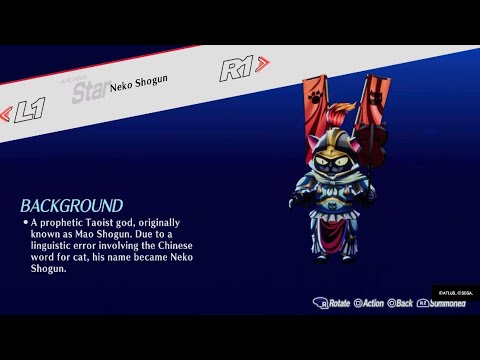 Persona 3 Reload how to fuse neko shogun