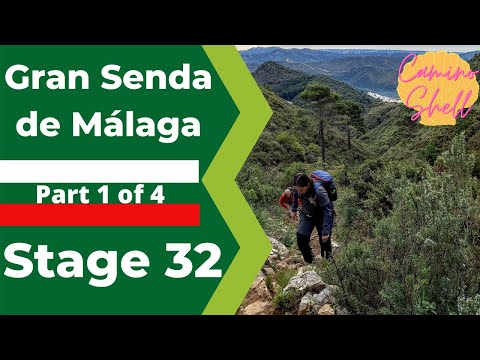 Gran Senda de Mlaga Stage 32 Part 1 of 4 Ojn to Monda (Camino Shell)