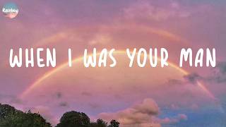 Download lagu Bruno Mars - When I Was Your Man (Lyrics) mp3