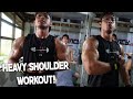 HEAVY SHOULDER WORKOUT! | DAY 6 PREPPING | PREPPING SEASON