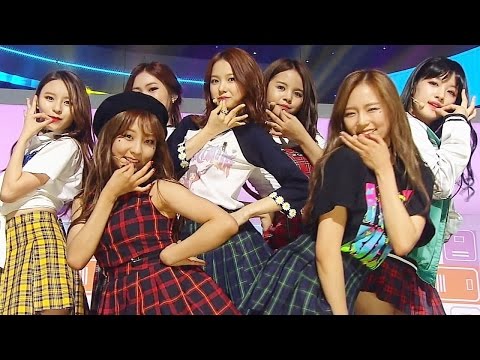 "Comeback Special" CLC - No Oh Oh (No) @ Popular Inkigayo 20160605