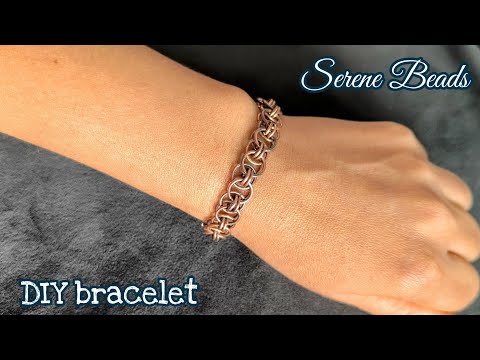 Jump rings jewelry | Wire jewelry making for beginners | Chainmail bracelet 