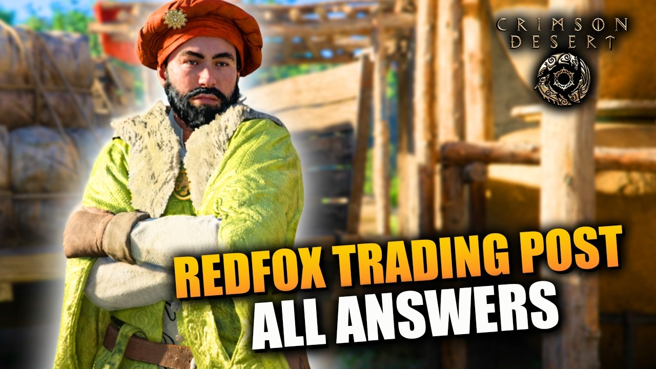 Redfox Trading Post Answers Broken Silence (Crimson Desert)