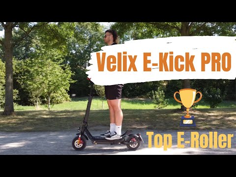 TOP E-Scooter Velix E-kick 20 PRO - die besten Features - 10" Luftreifen - wechselbarer Lithium Akku
