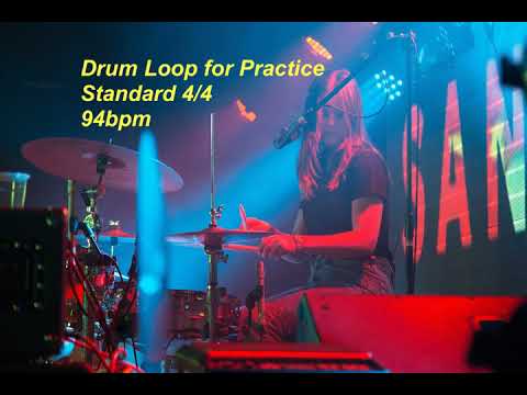 Drum Loop for music learners - 4/4 - 94bpm