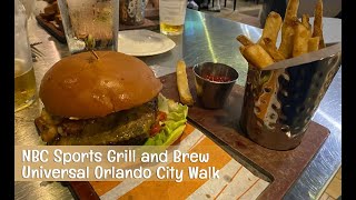 FOOD REVIEW: NBC Sport Grill & Brew | Universal Studio City Walk | Date Night