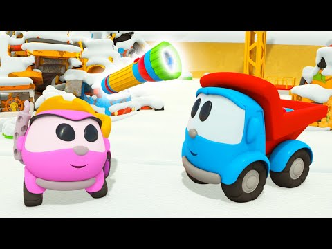 Leo und Lea bauen für Skoop eine Taschenlampe | Leo der Lastwagen - die neue Folge