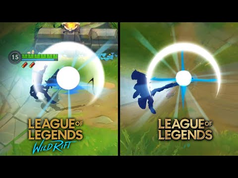 Wild Rift Academia Graves vs LOL PC Academia Graves