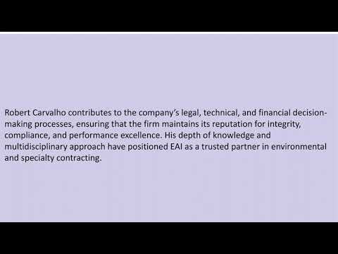 Robert Carvalho - A Disruptive Game-Changer - Florida