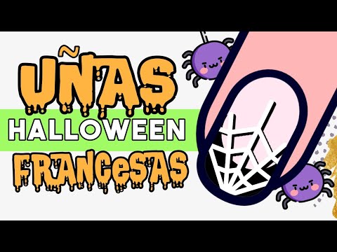 ¡SORTEO INTERNACIONAL! · 5 UÑAS HALLOWEEN FRANCESAS
