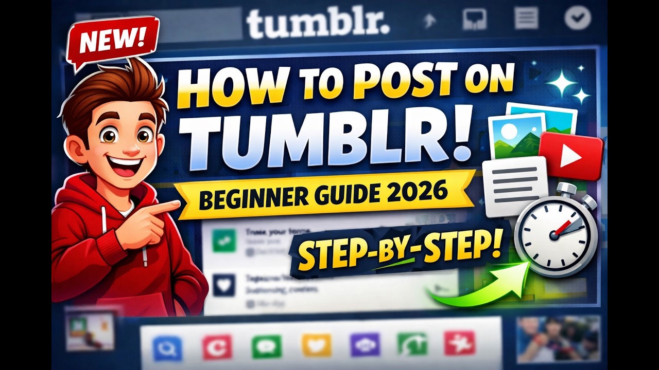 How to Post on Tumblr (Beginner Guide 2026)