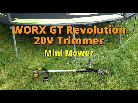 WORX GT Revolution 20V Trimmer - Mini Mower Quick Demo