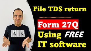 Payment to Non-Resident| How to file TDS return - Form 27Q| New Process