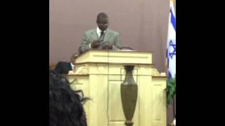 Pastor Bell preaching "The Fifth Season"