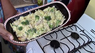 $5 00 Meal / Creamy Chicken And Broccoli Alfredo (Dollar Tree)