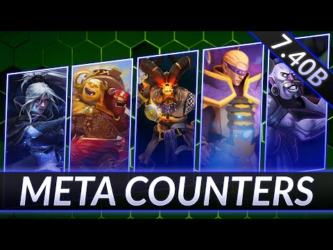 5 BROKEN HEROES and HOW TO EASILY COUNTER THEM! - Dota 2 Meta Guide 7.40b