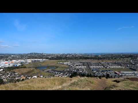View over Auckland, New Zealand from Mount Wellington