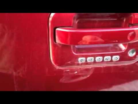How to change or set key-less entry on a Ford f-150