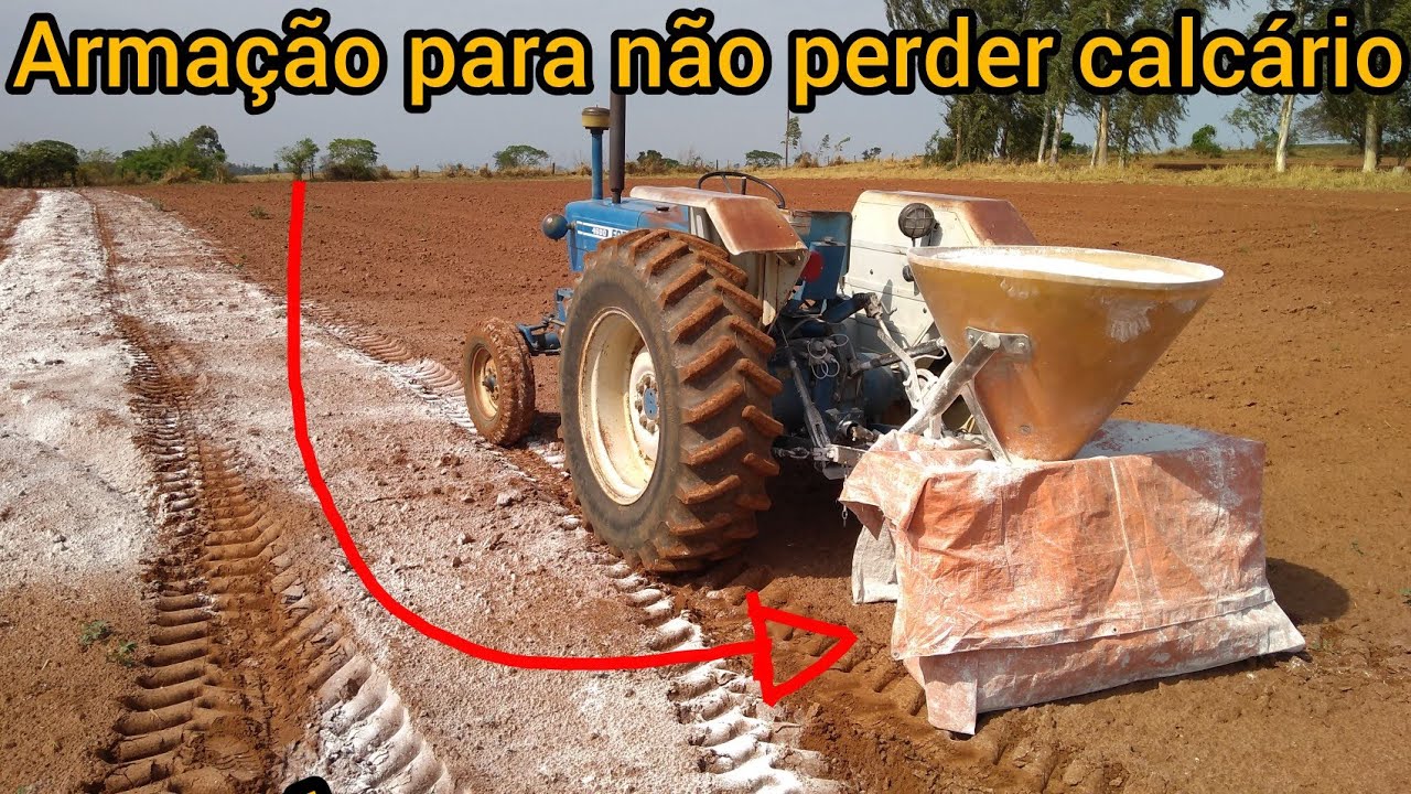 Como não perder calcário na hora da aplicação?